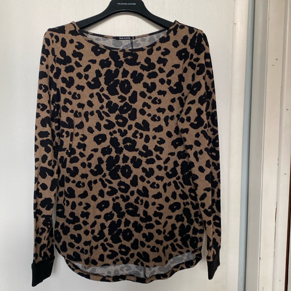 Cheetah print sweater